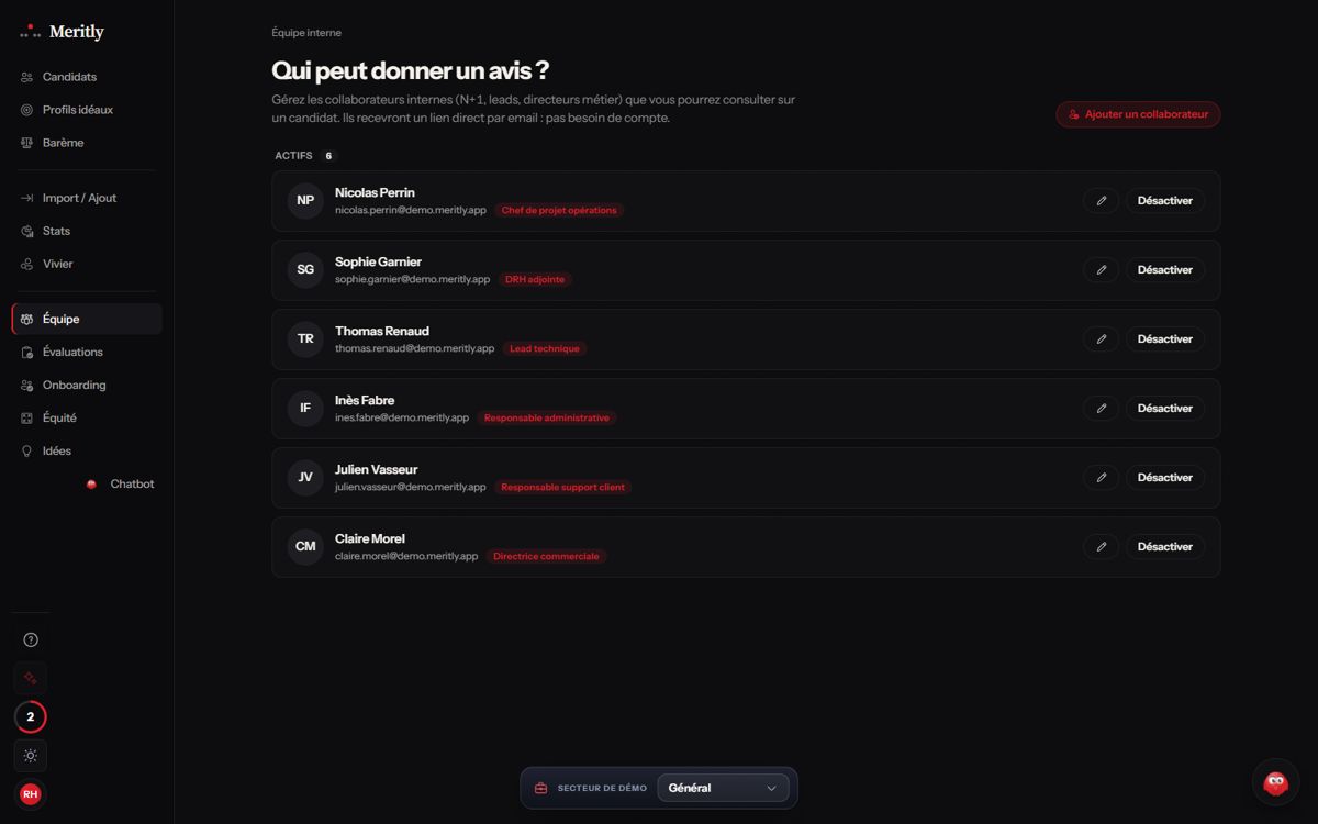 L'équipe en place, et ce que la recrue y change